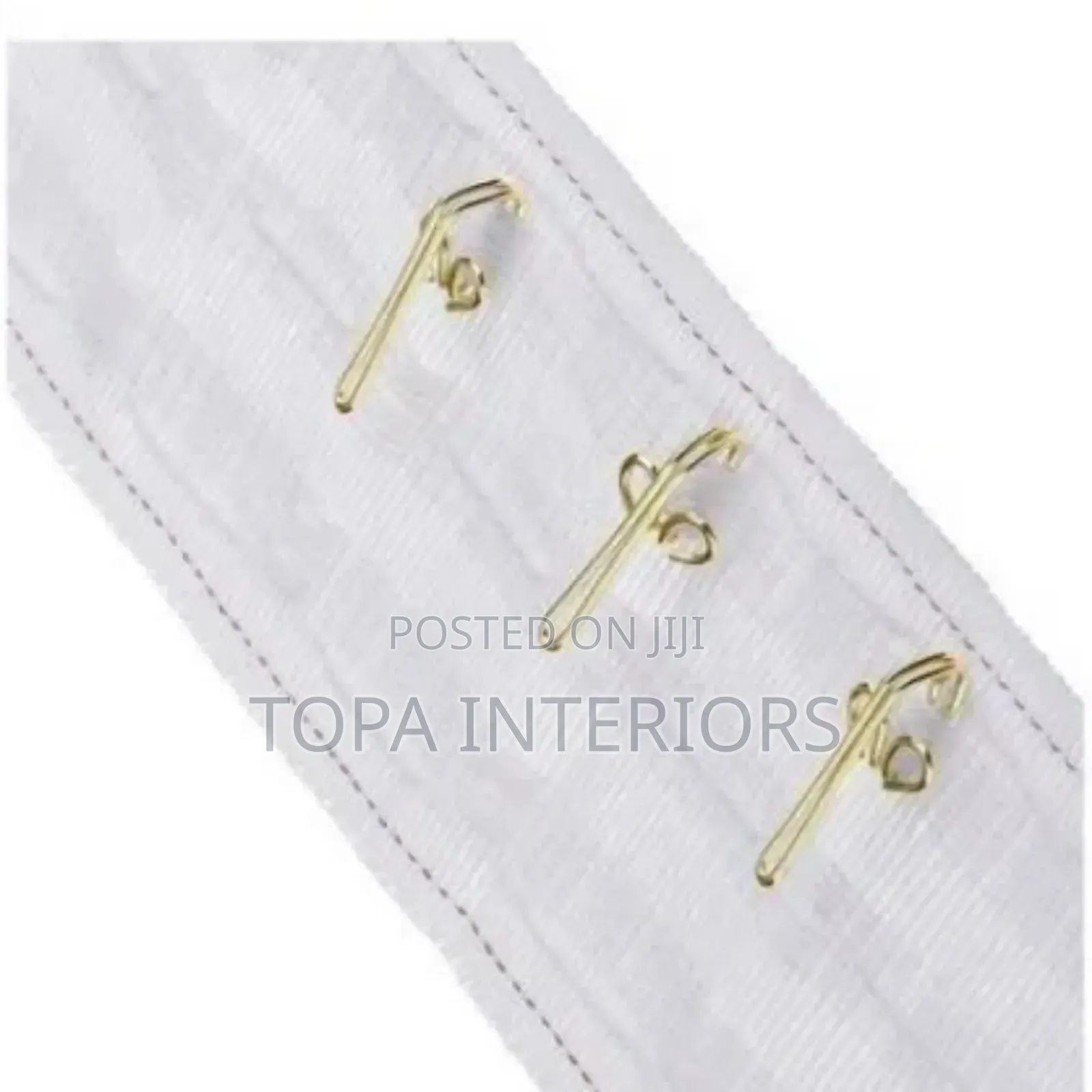 Metallic 100 Pieces Box Drapery Gold Curtain Hooks