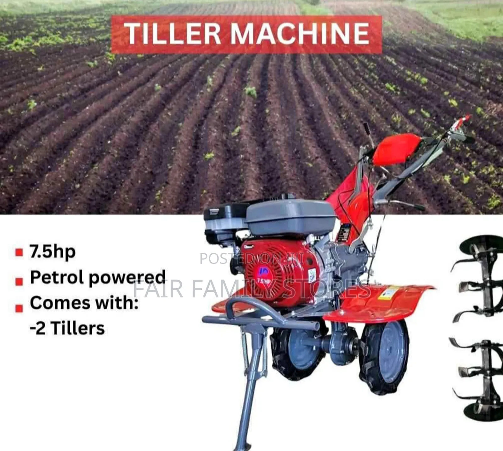 Petrol Tiller Machine