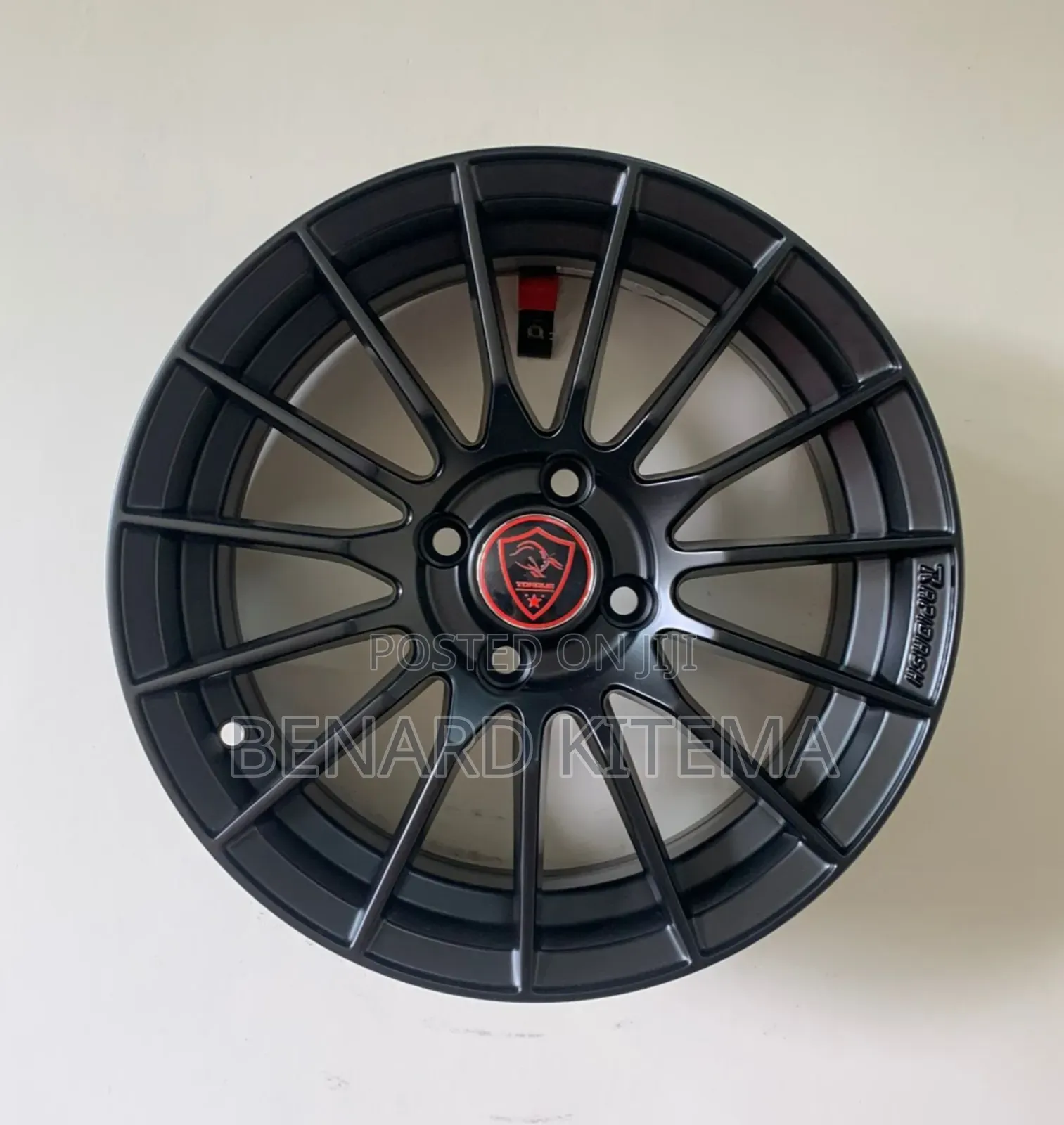 Black Multi Spoke Rims Size 15" for Toyota and Nissans