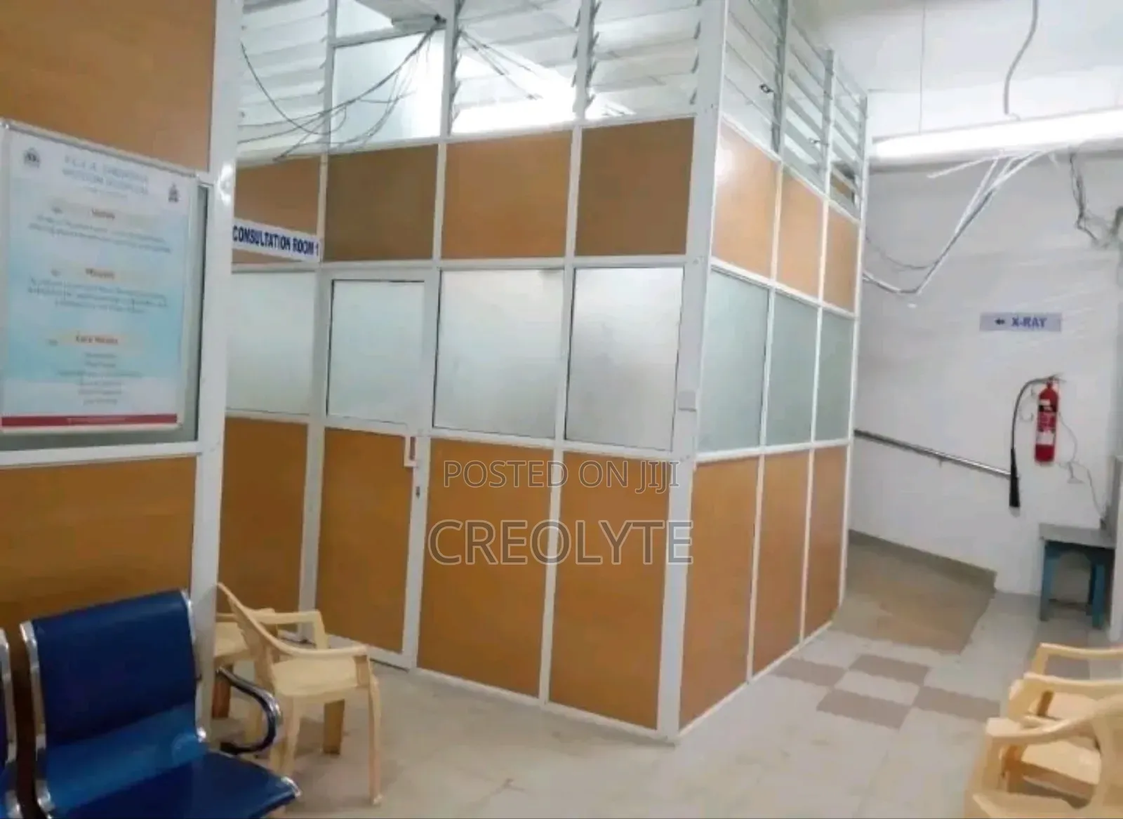Office Partition (Glass + Board)