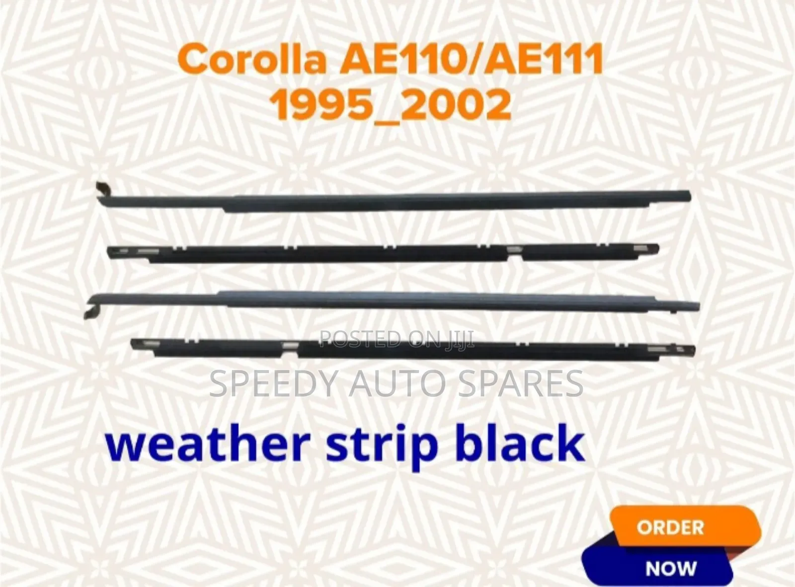 Weather Strip Toyota/Corolla Ae 110/111