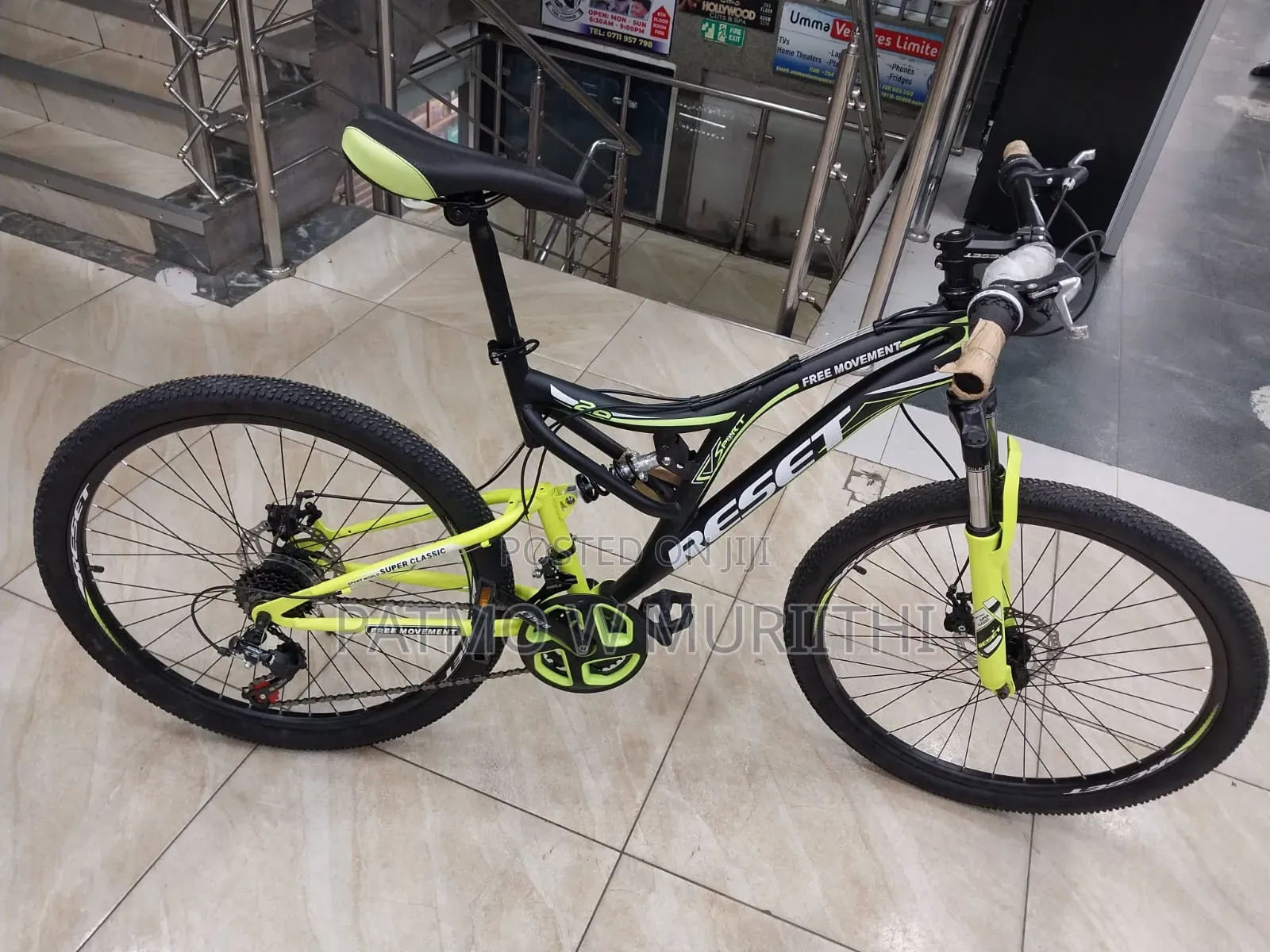 Reset Mountain Bicycle Full Suspension Size 24