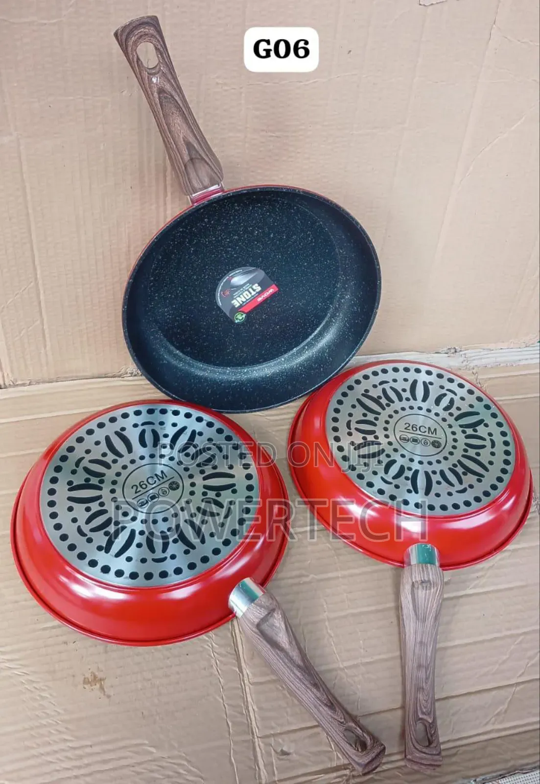 26cm Red Stone Pan