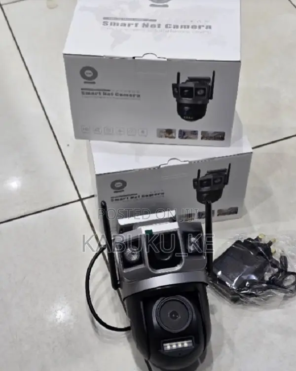 Dual Lens 360 CCTV Camera System Wifi Wireless Audio Cnight Vision