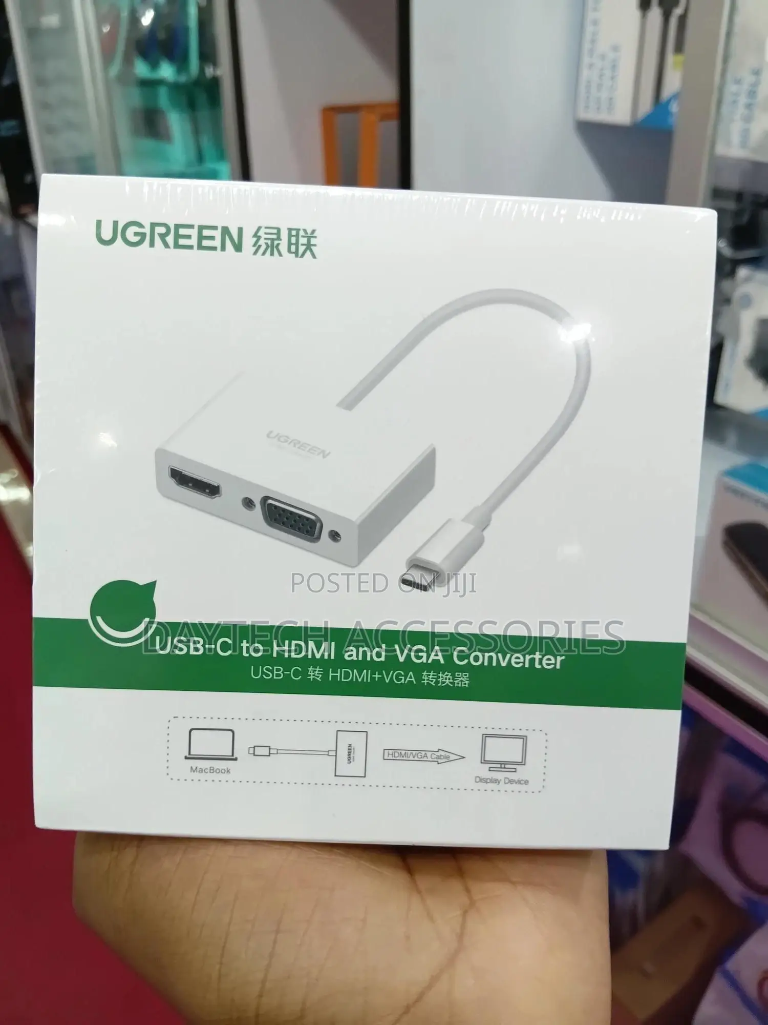 Ugreen Usb-c To Hdmi And Vga Converter (Model: Mm123).