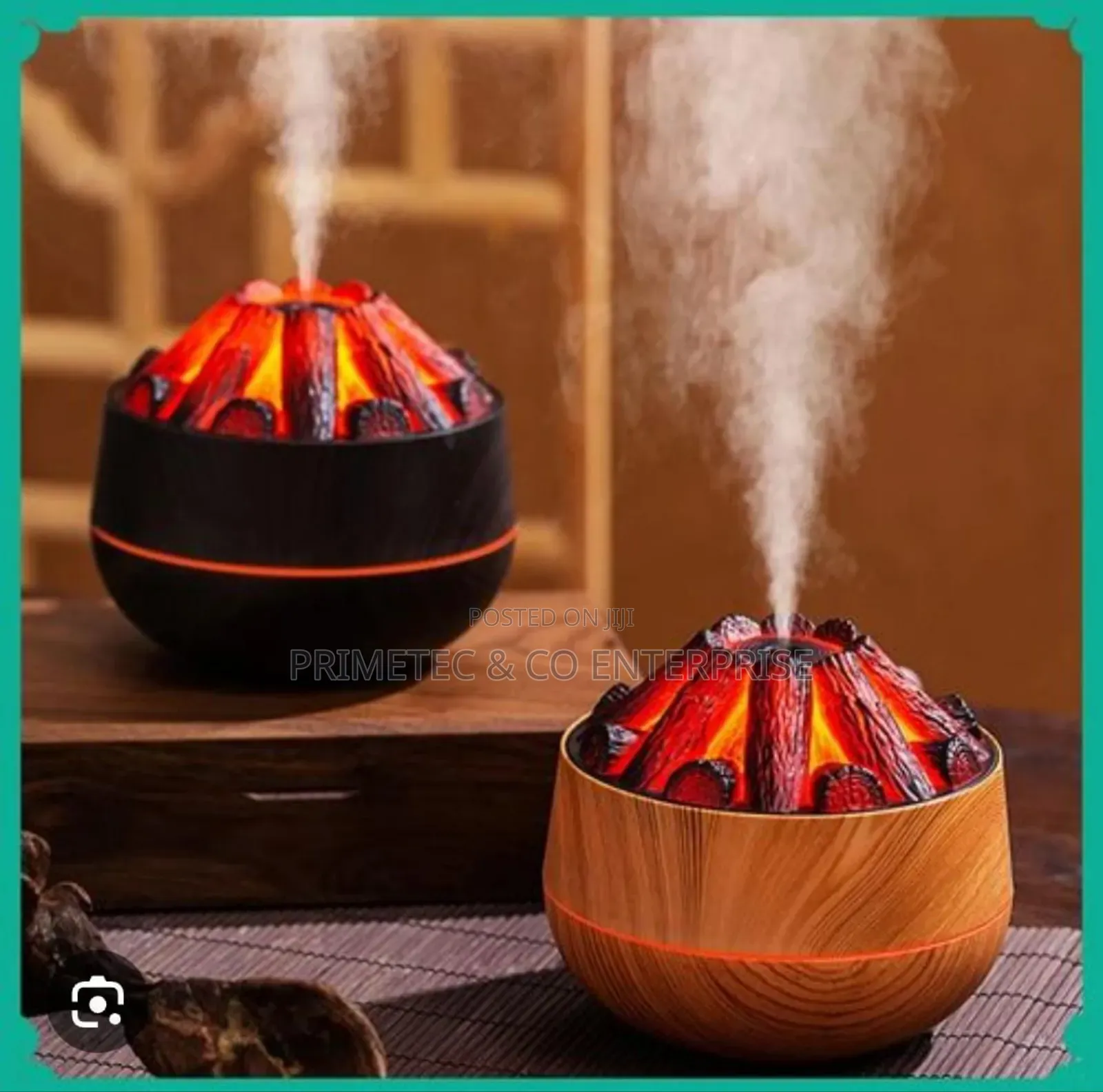 Charcoal Fire Humidifier 2.2w 300ml Tank