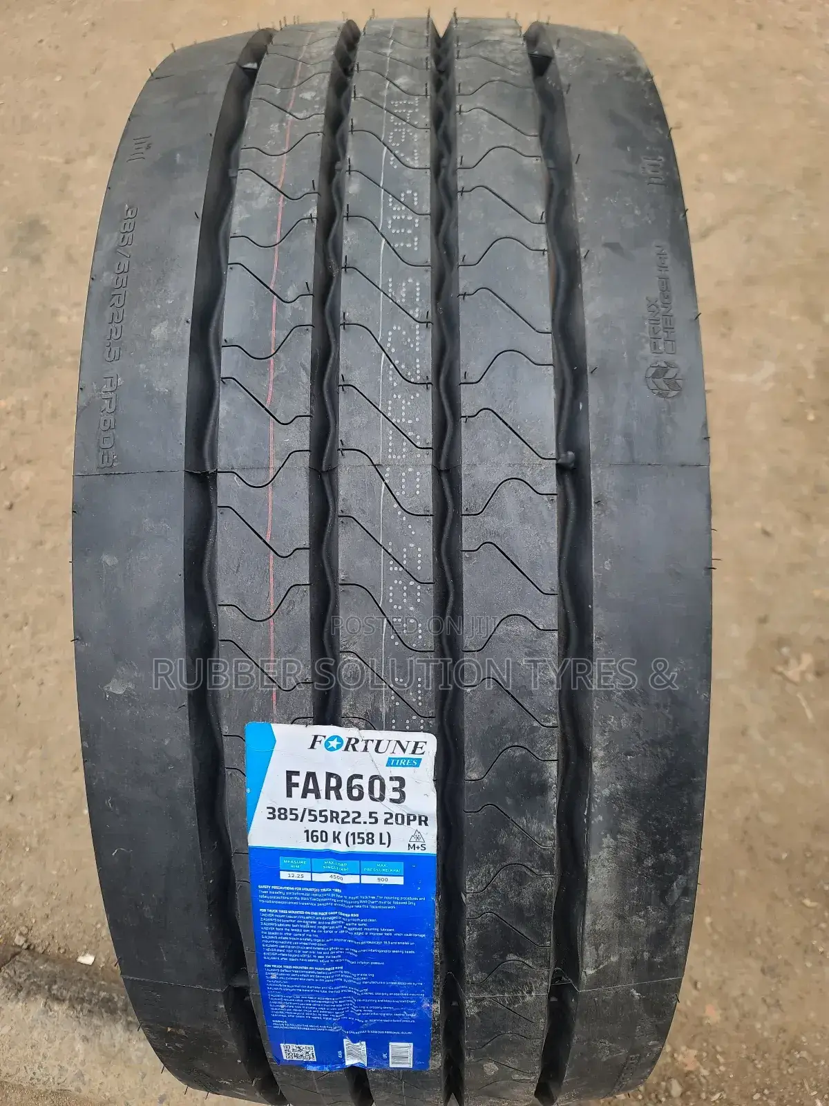 385/55 R22.5 Fortune Tyres 20pr Far-603