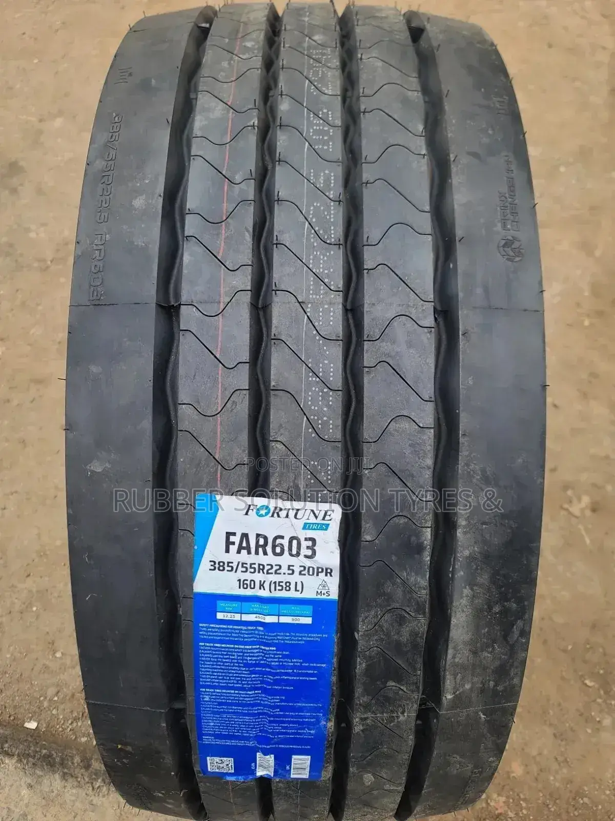 385/55 R22.5 Fortune Tyres 20pr Far-603