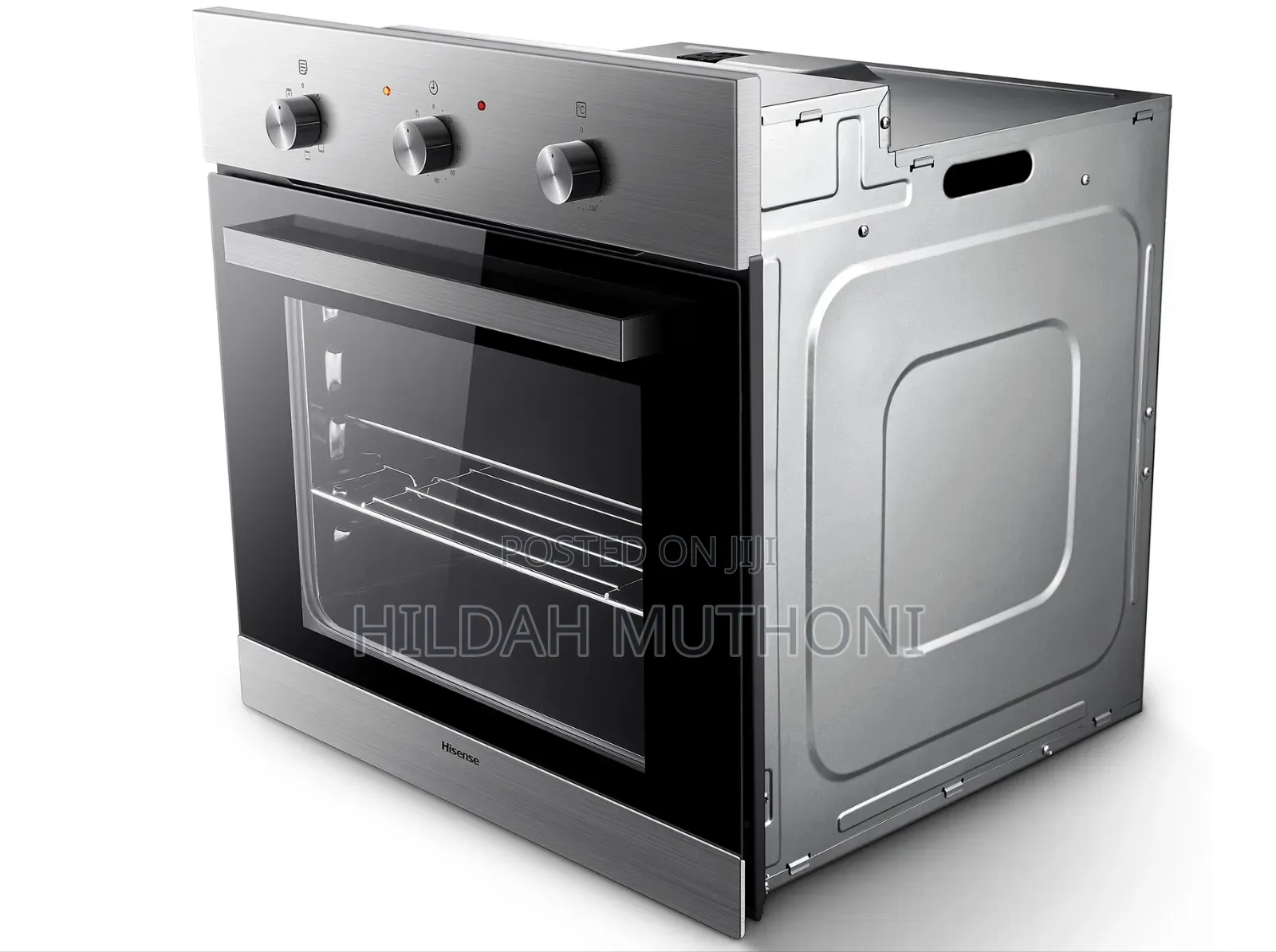 60cm Silver Hisense Inbuilt Oven (Hb060201) With Fan