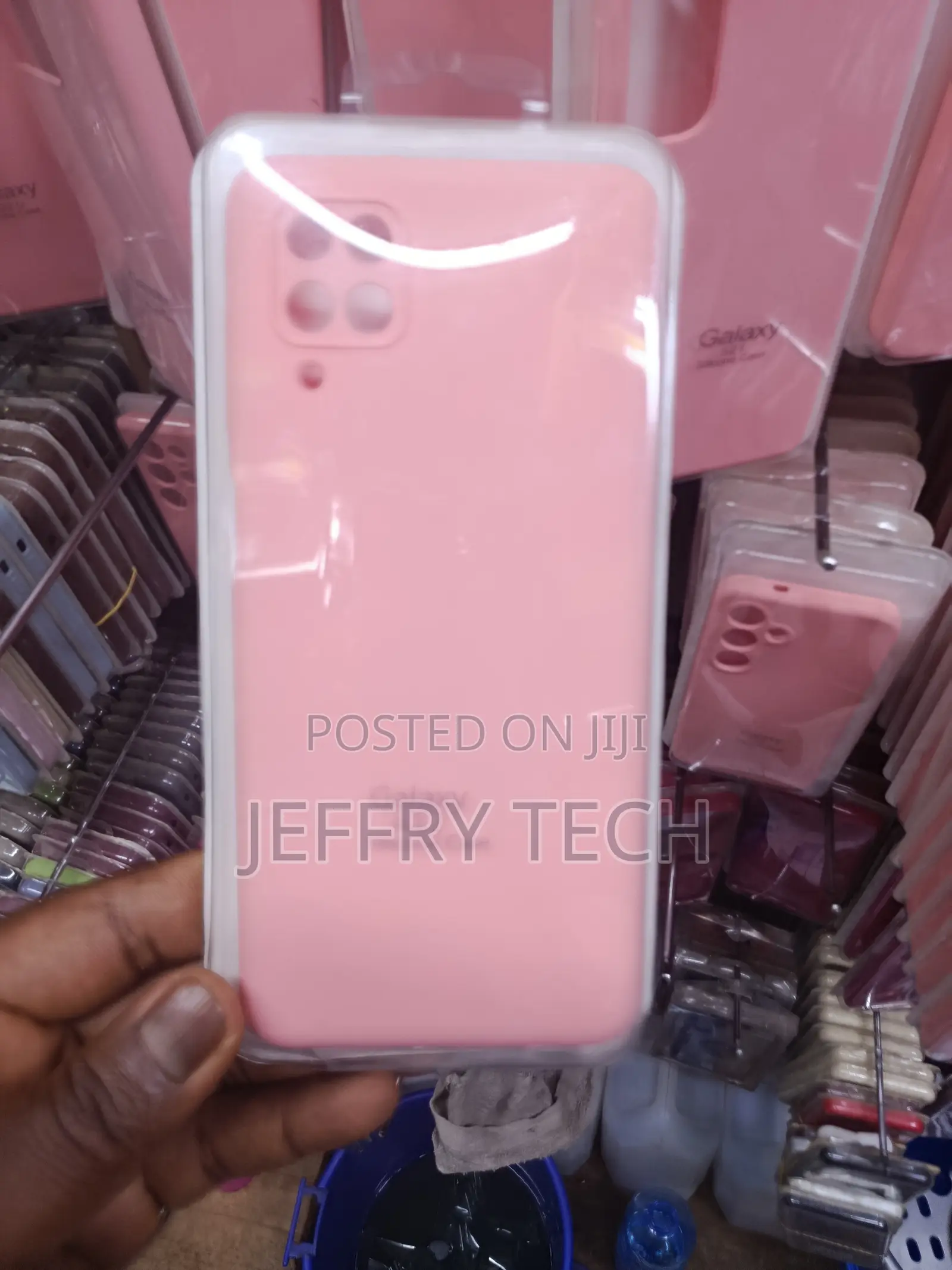 Minsu Baby-Skin" Texture Liquid Silicone Case for Samsung Galaxy A12