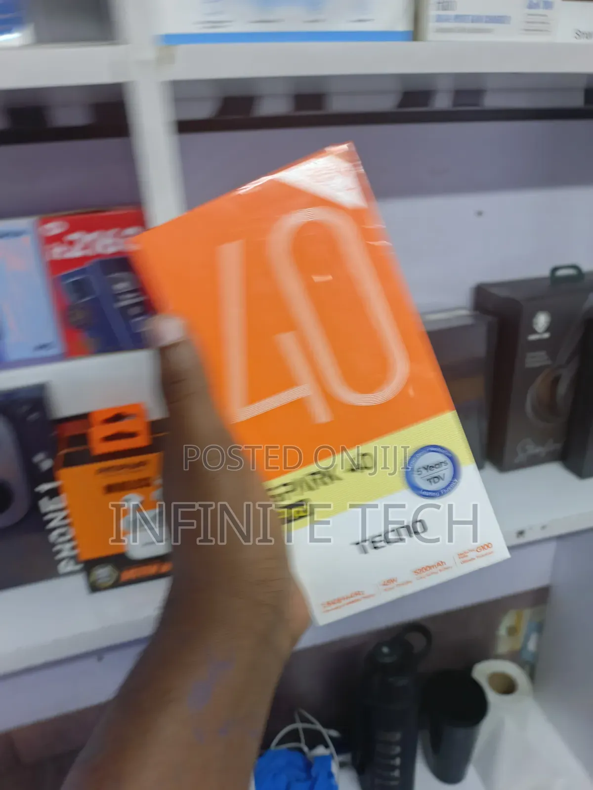 New Tecno Spark 40 Pro 128 GB Black