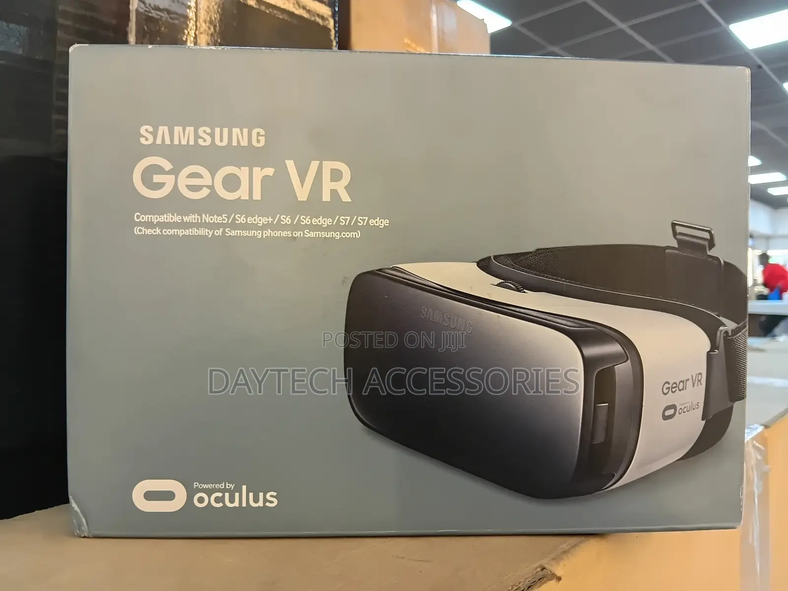 This Is a Samsung Gear Vr Virtual Reality Headset.