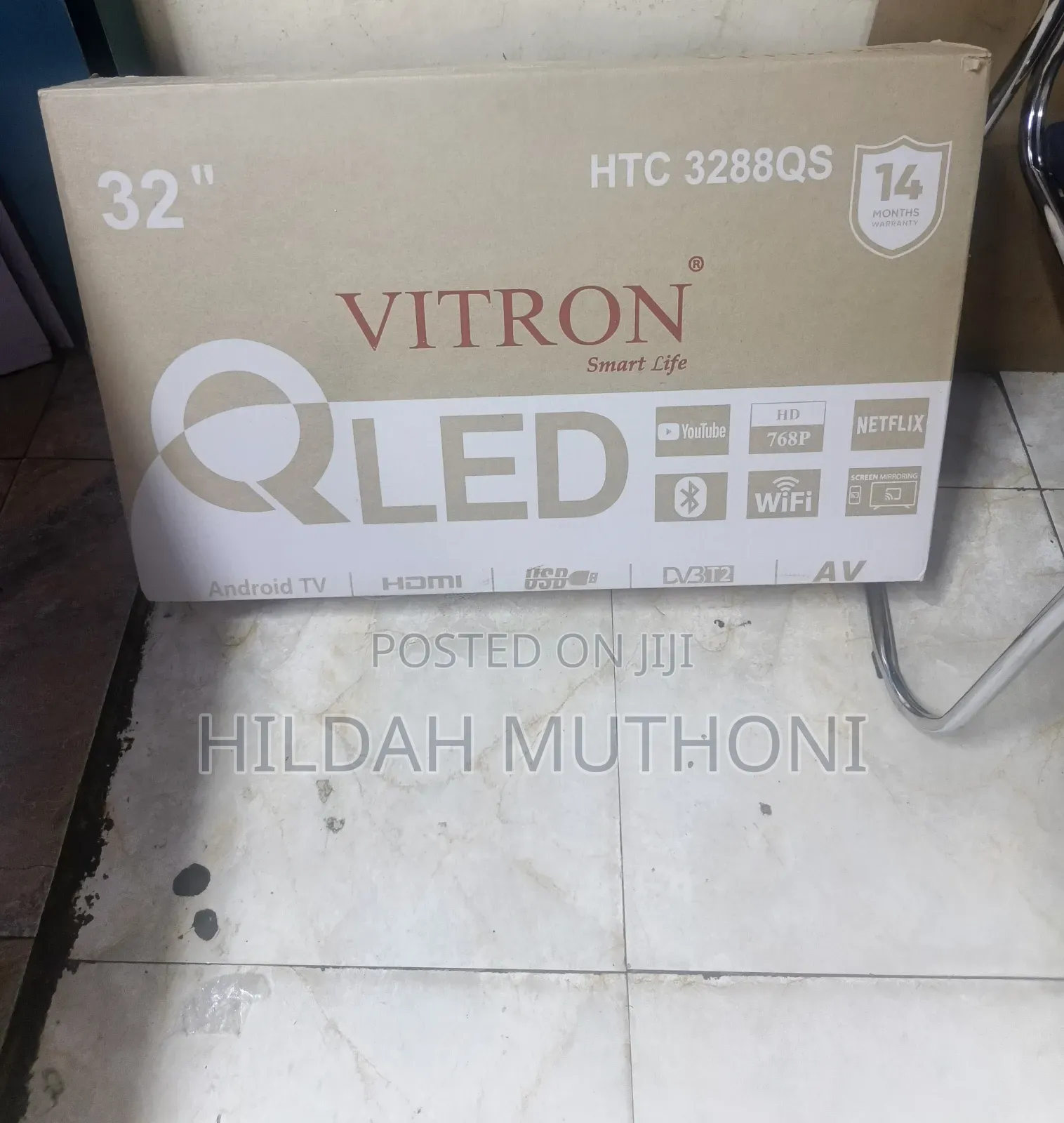 Vitron Qled 32" Tv Model :Htc 3288qs