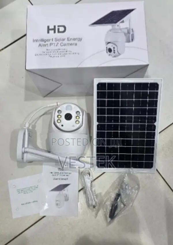 Ubox Solar PTZ Camera 4g Sim Card Wireless Outdoor CCTV 4mp