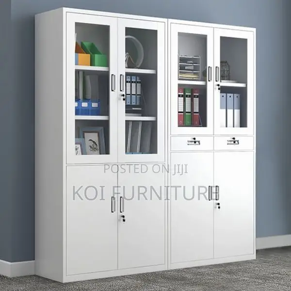 Office Cabinet : Lockable 2-Door Office Vertical Storage Cabinet