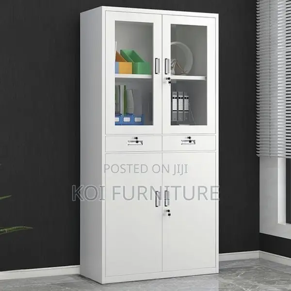 Office Cabinet : Lockable 2-Door Office Vertical Storage Cabinet