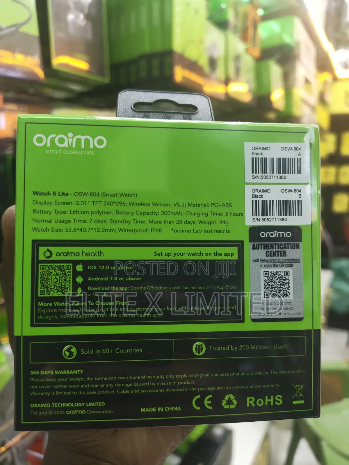 Oraimo Watch 5 Lite