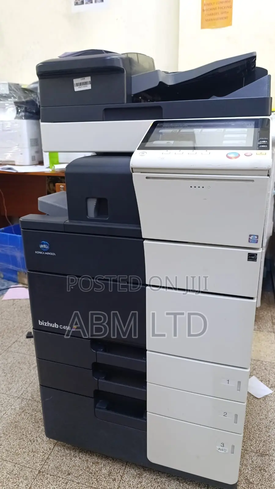 User Friendly Konica Minolta Bizhub C458 Colour Laser MFP