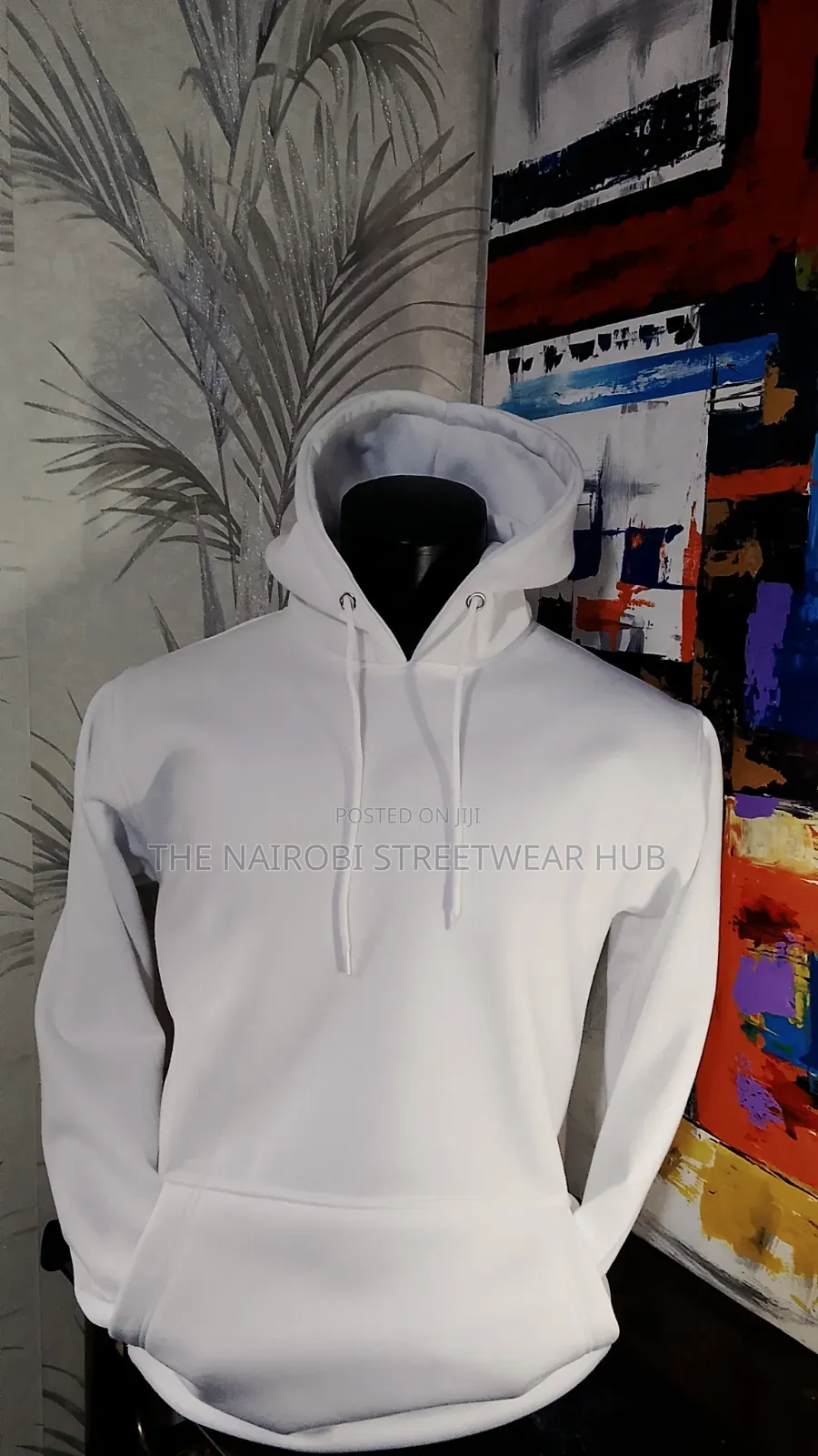 White Quality Hoodie