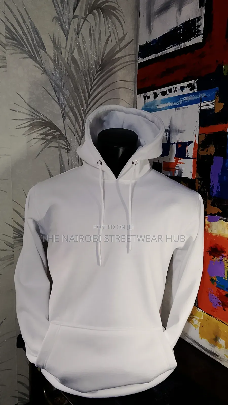 White Quality Hoodie