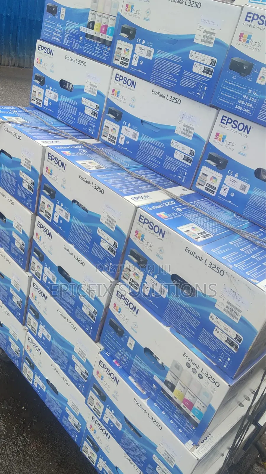 Ecotank L3250 Direct Wifi, Printable From Phone,Scanner Copy and Print