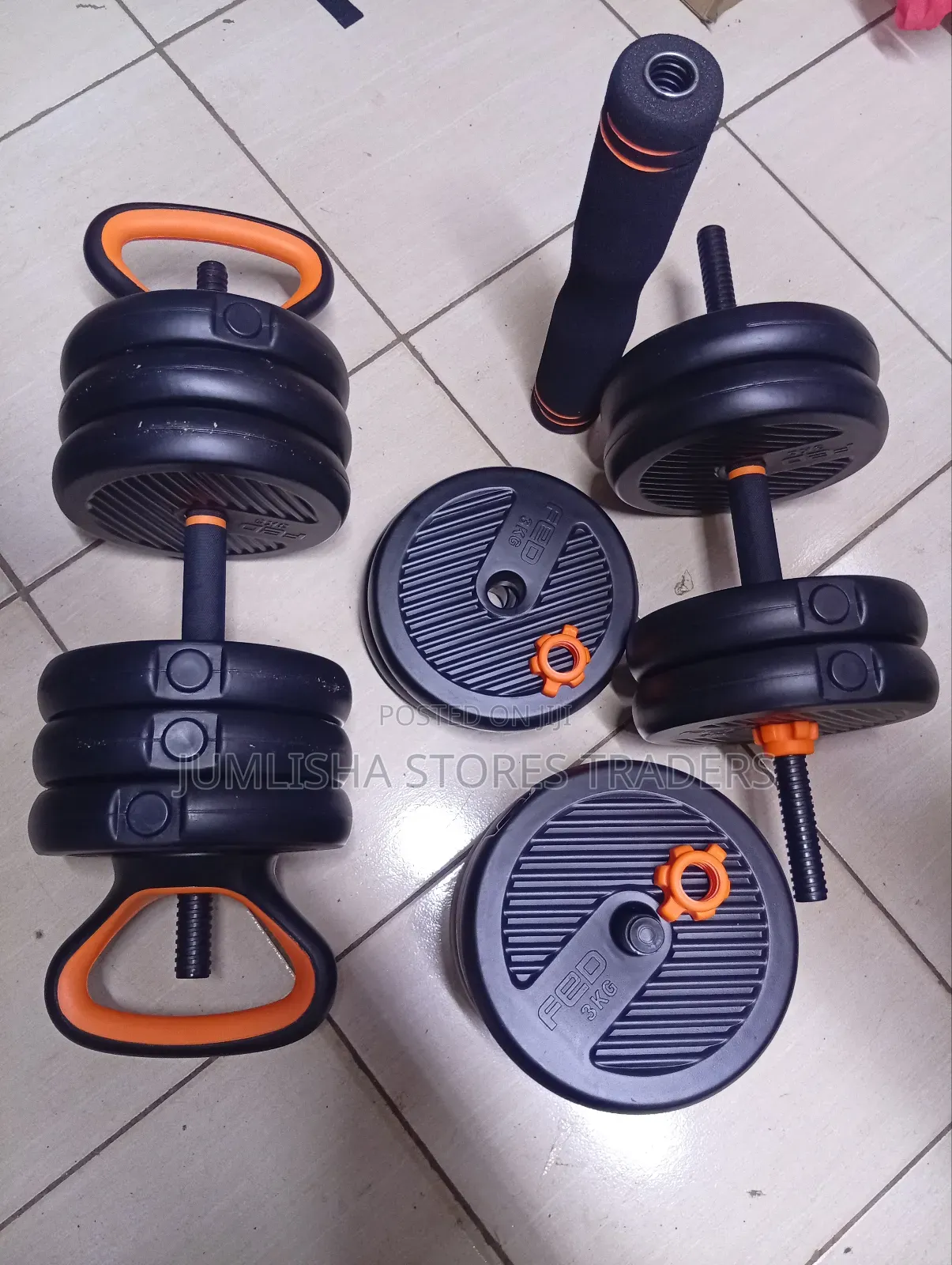 50kgs 6 in 1 Adjustable Kettle Bell Weights