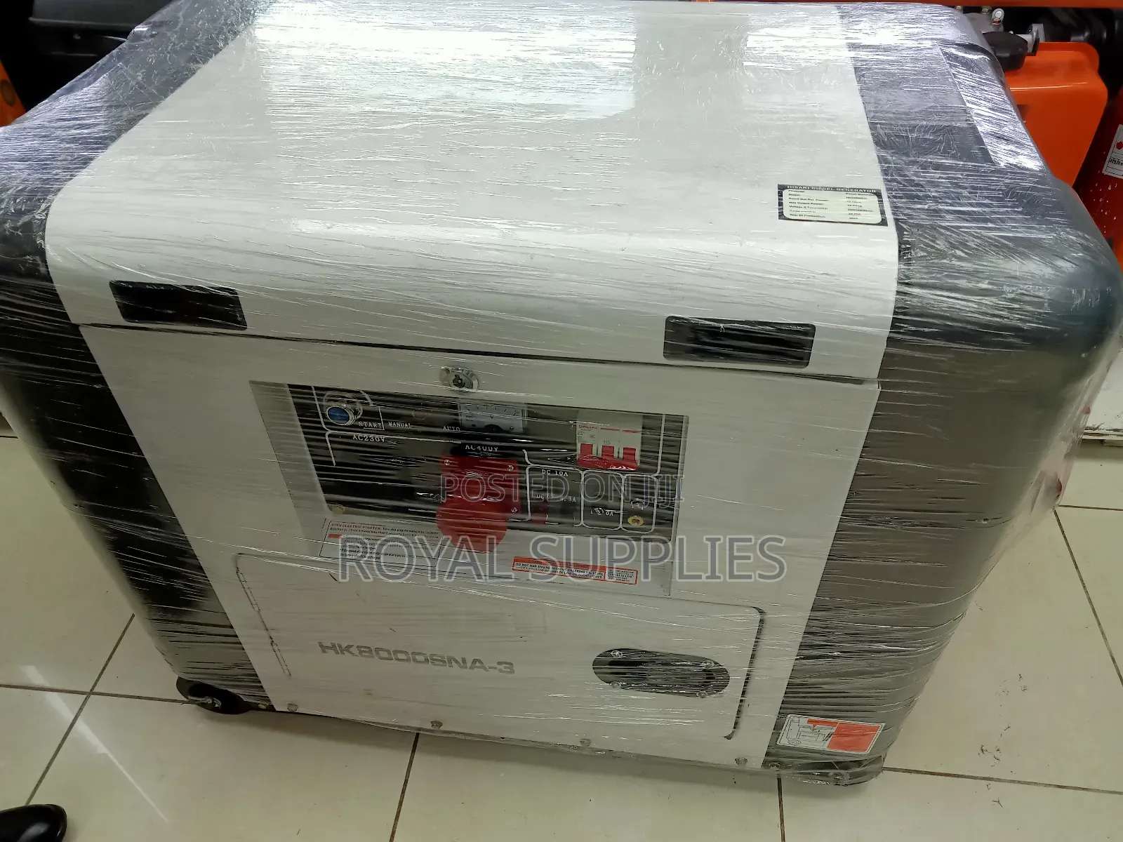 Pacwell Uk 12.5kva 3 Phase Diesel Generator With Ats