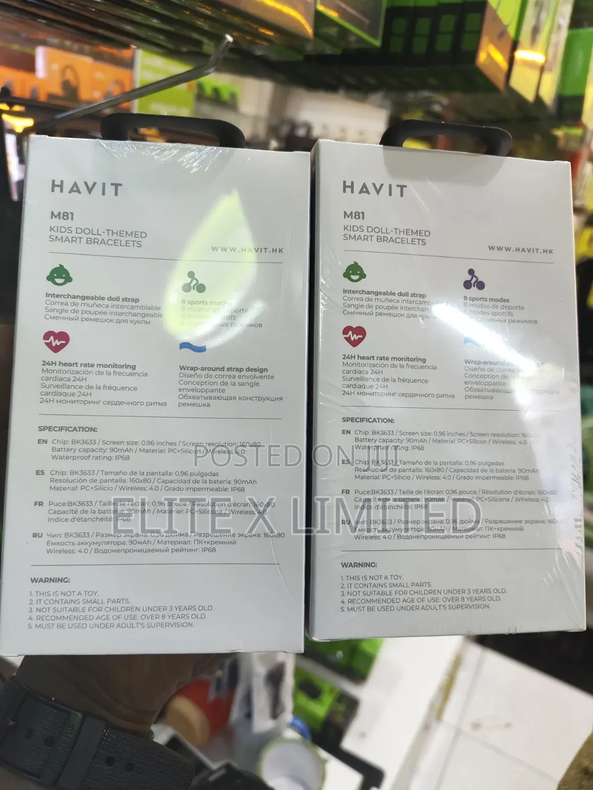 Havit M81 Kids Doll-Themed Smart Bracelets