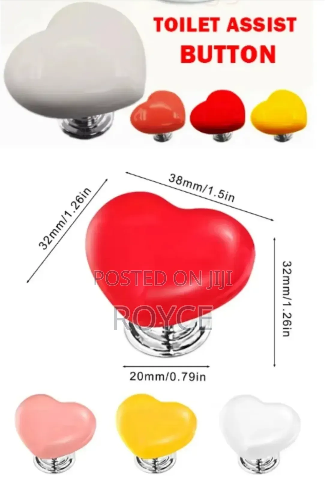 Heart Shape Toilet Presser