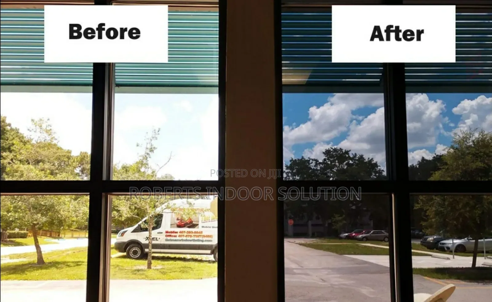 Reflective One Way Window Film