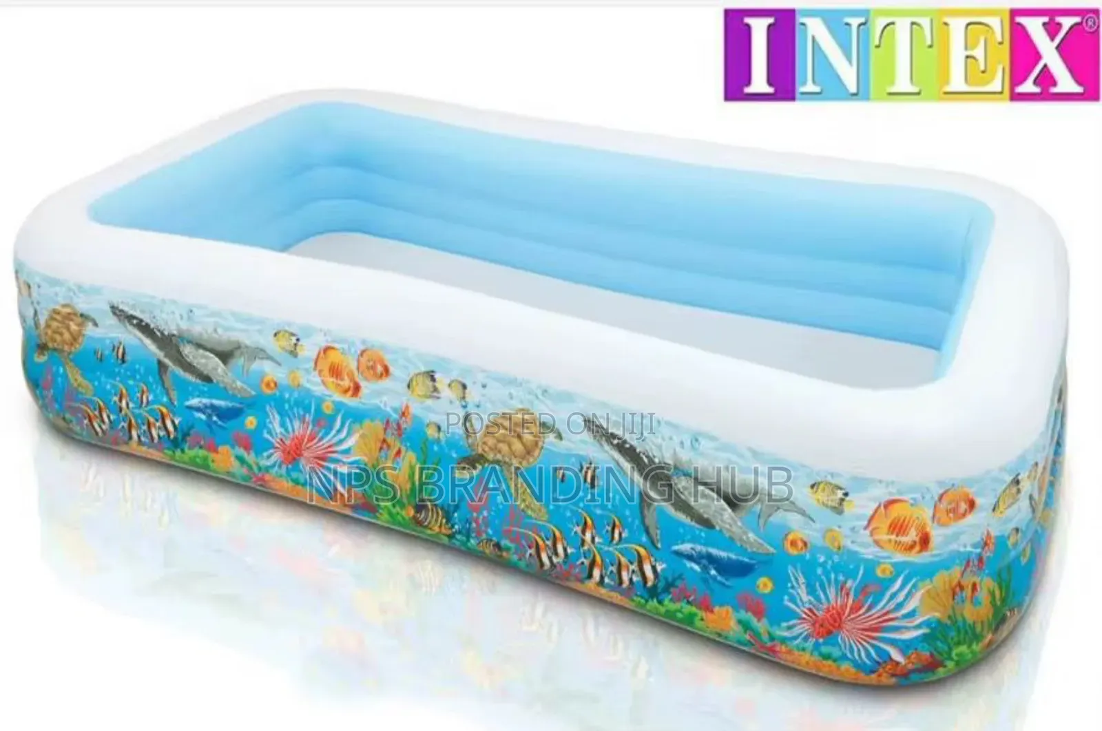 Intex Inflatable Swimming Pool With Electric Pump 305*183*56cm Cs