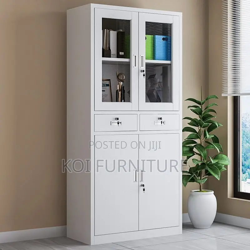 Office Cabinet : 2-Door Metallic Office Filing Cabinet
