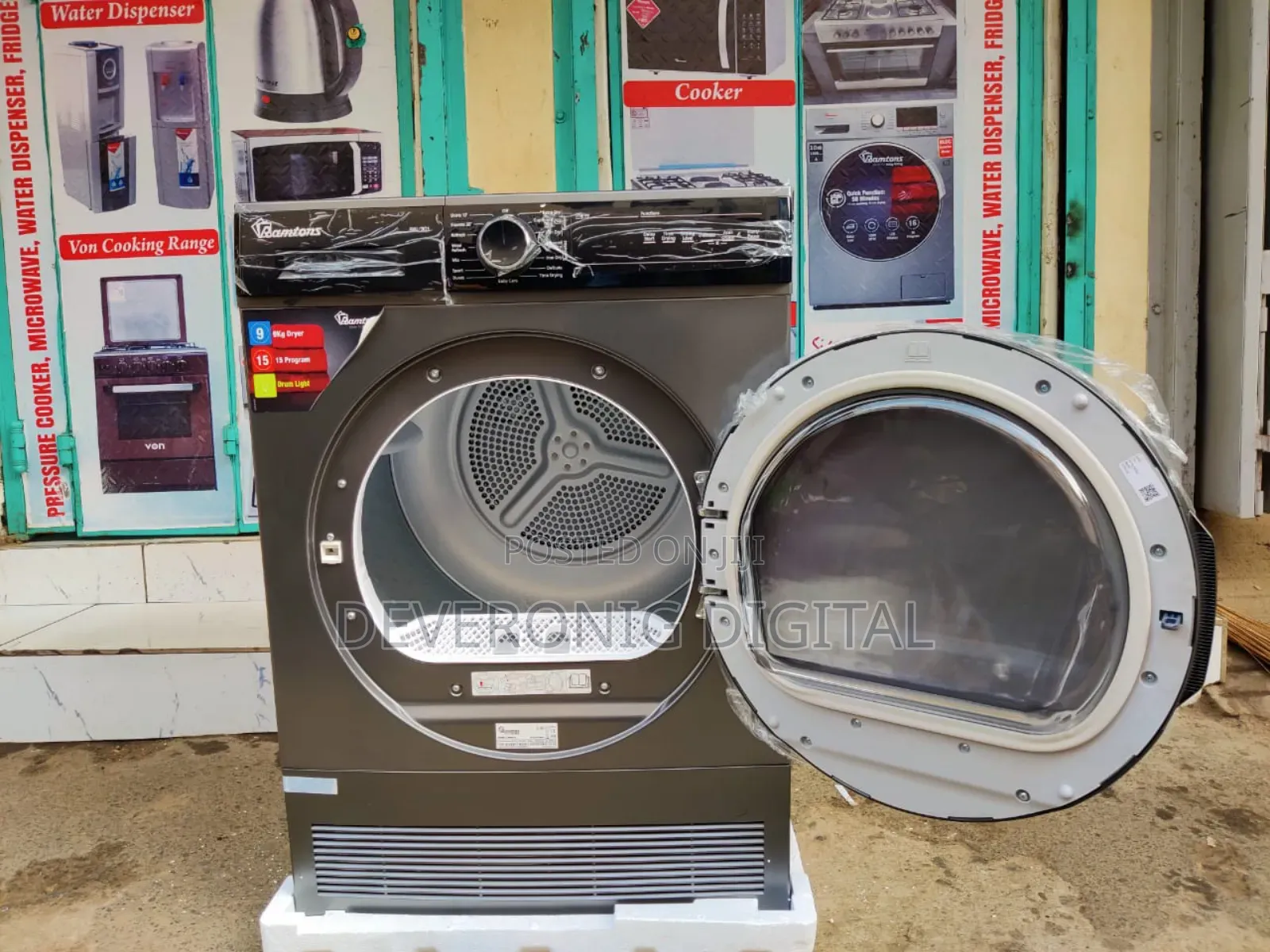 *Ramtons 9kg Condenser Tumble Dryer Rw301 Dryer Only