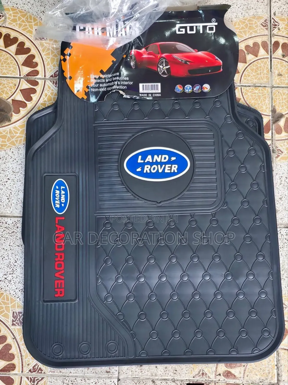 Land Rover Blue Logo Mats