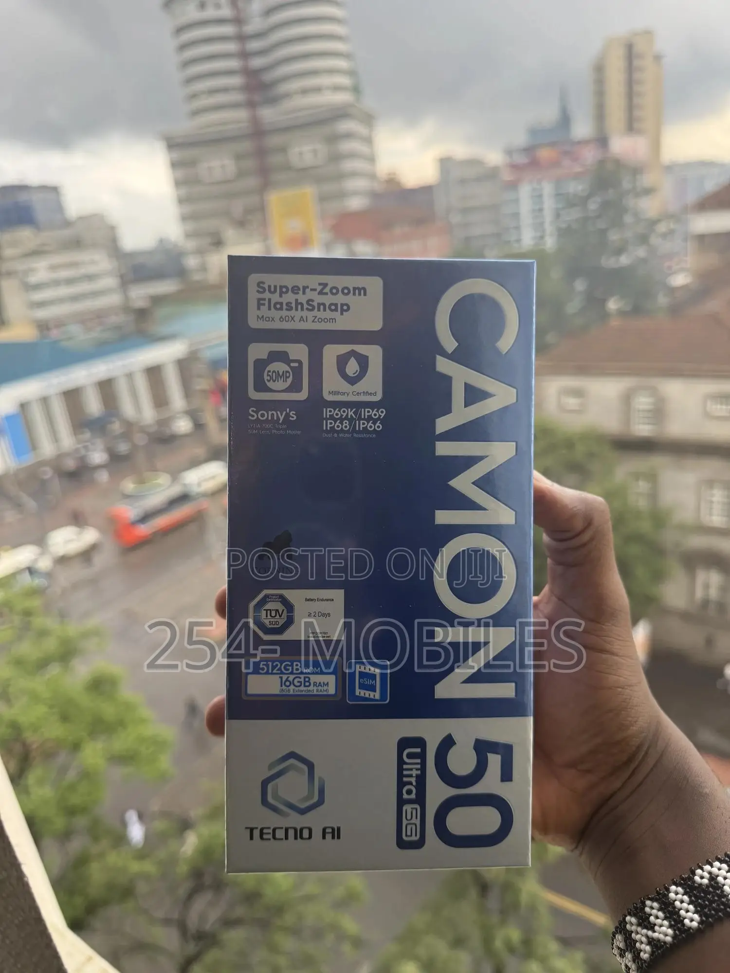 New Tecno Camon 50 Pro 256 GB Black