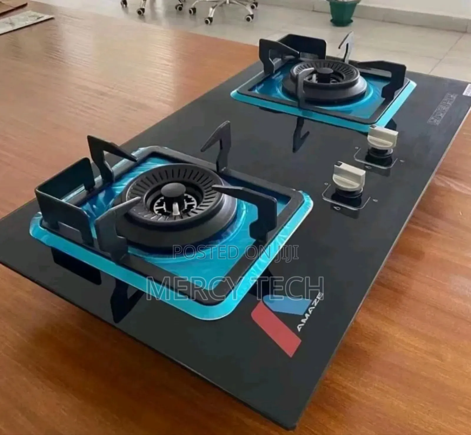 - Amaze 2-Burner Inbuilt Hob
- Tempered Glass