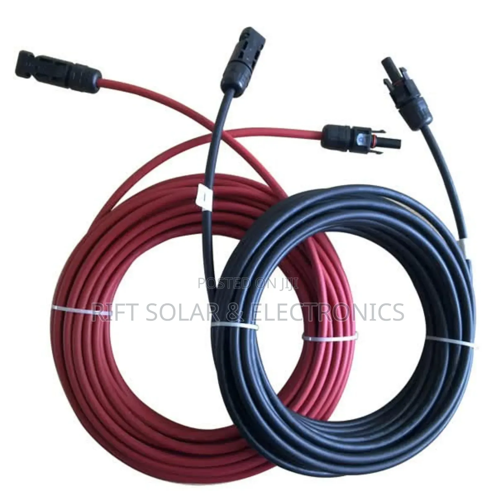 30 Metres 6.0mm Pv Cable Red 15m Black 15m With Mc4 Connectors