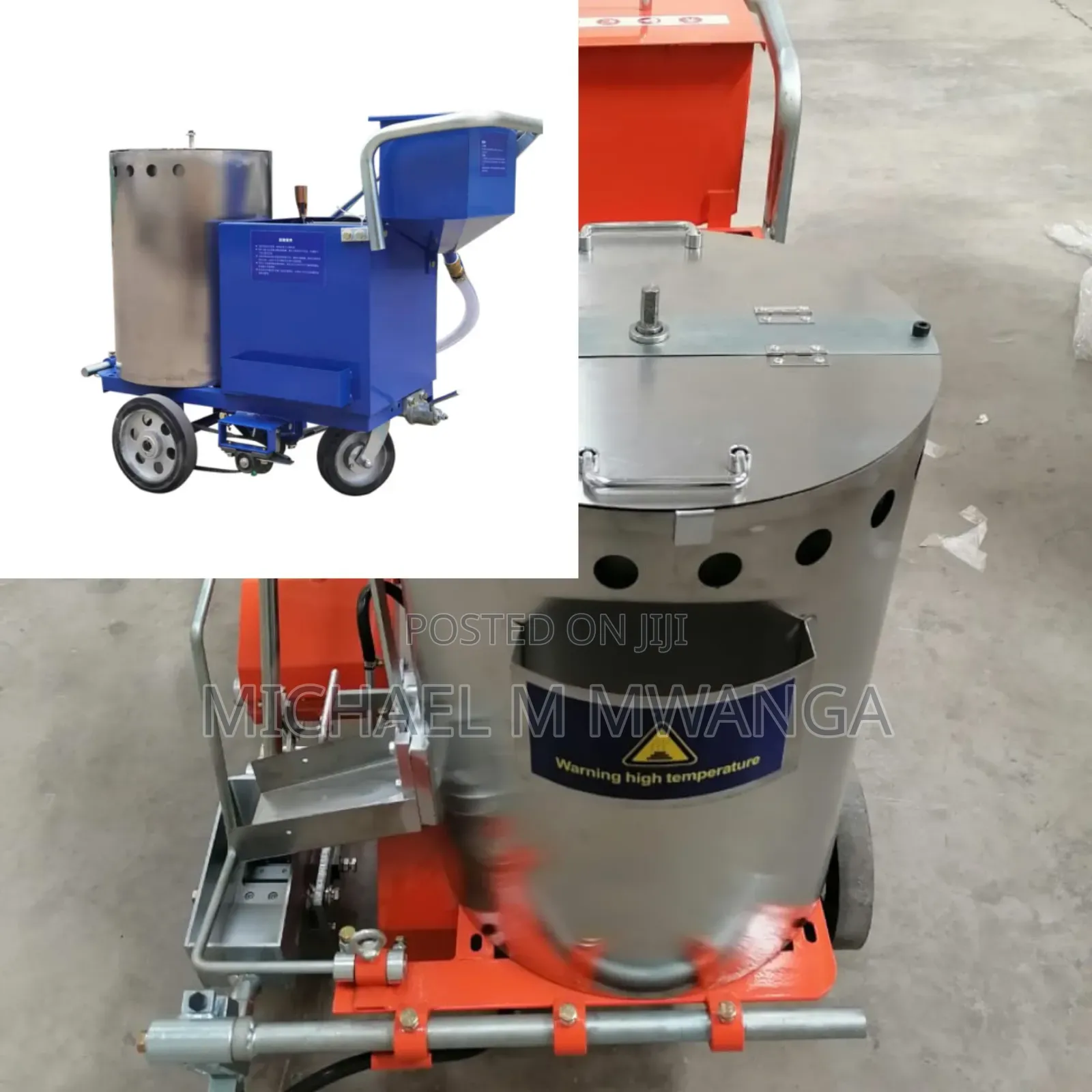 Consistent Flow Thermoplastic Road Marking Machine