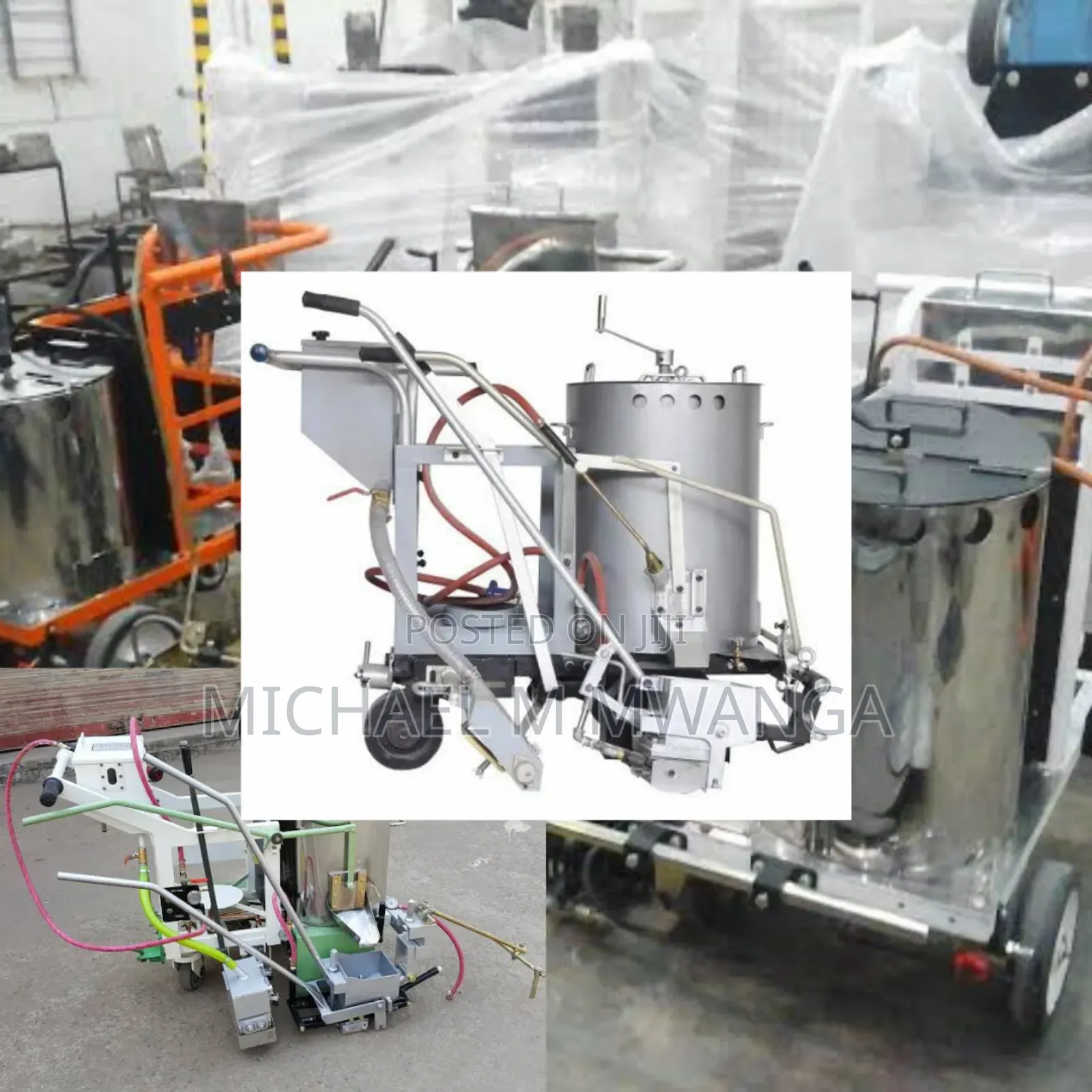 Vibration Minimized Thermoplastic Road Marking Machine