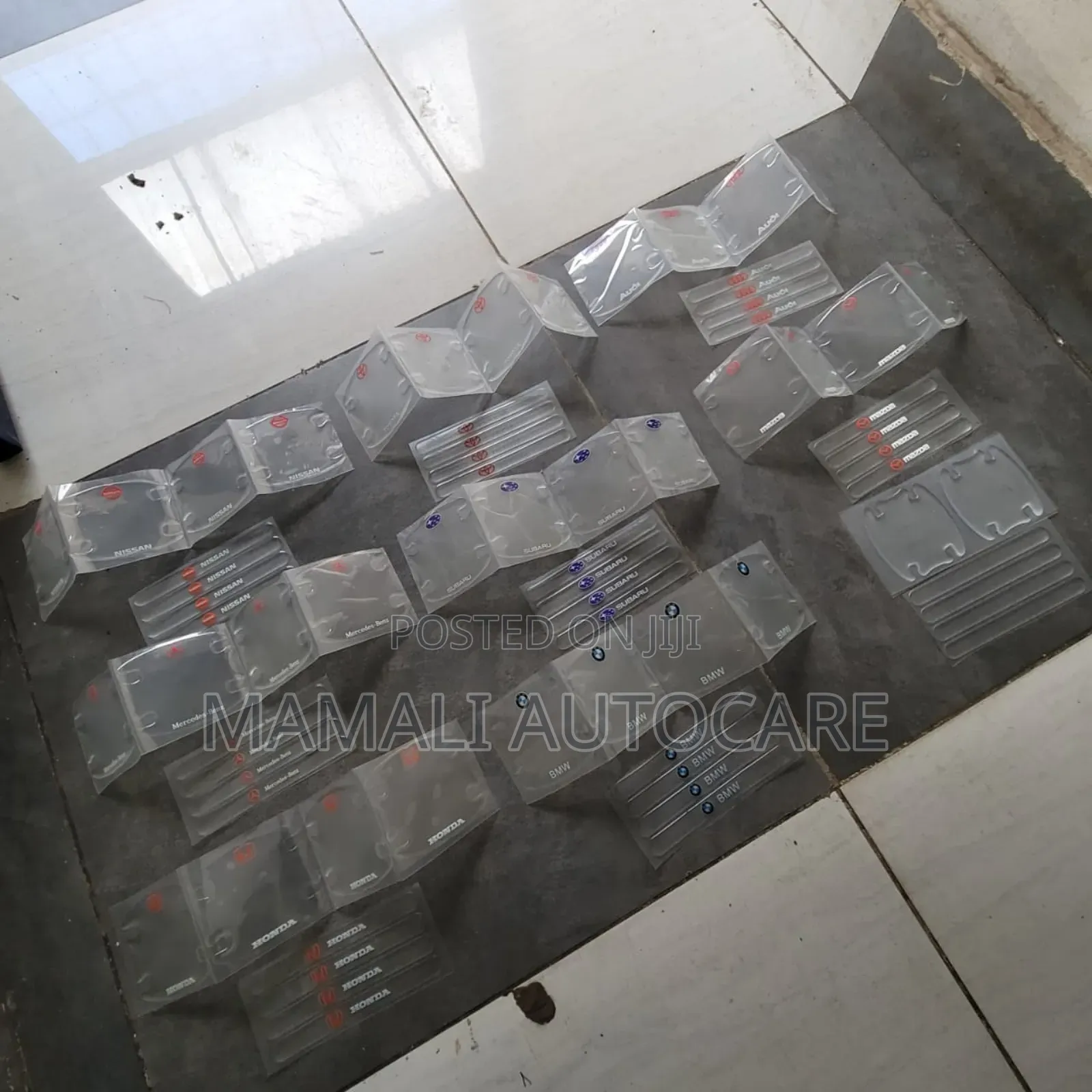 8pcs Branded Clear Door Anti-Scratch Protectors