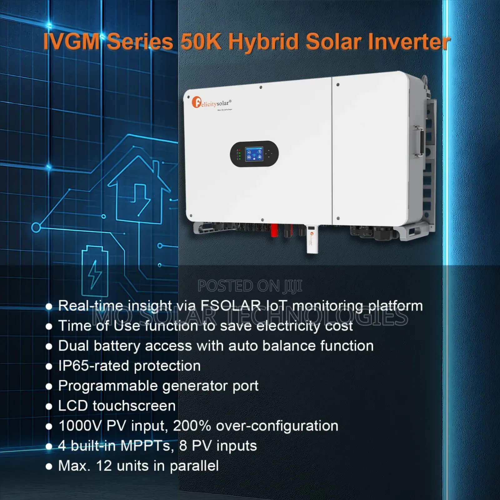 5kw Solar Felicity High Voltage Hybrid Inverter