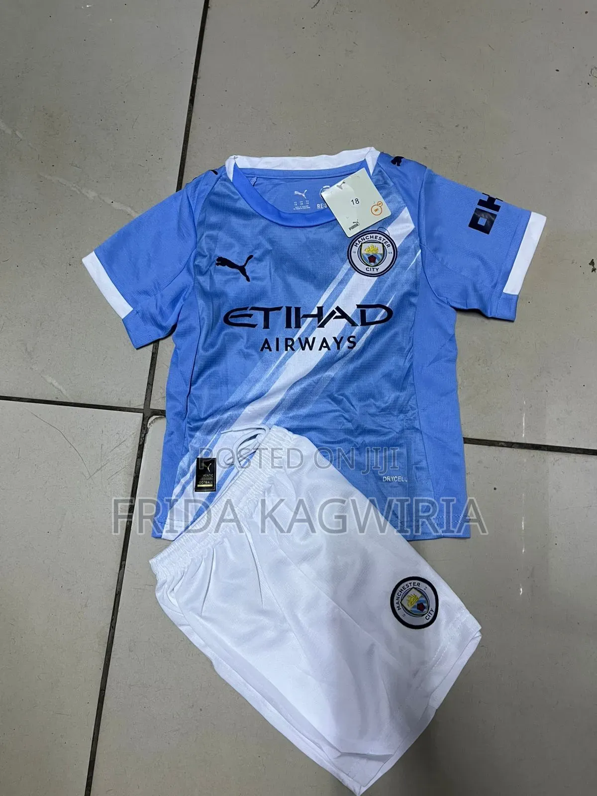 Manchester City Kids Jersey (T_shirt and Short) Good Quality