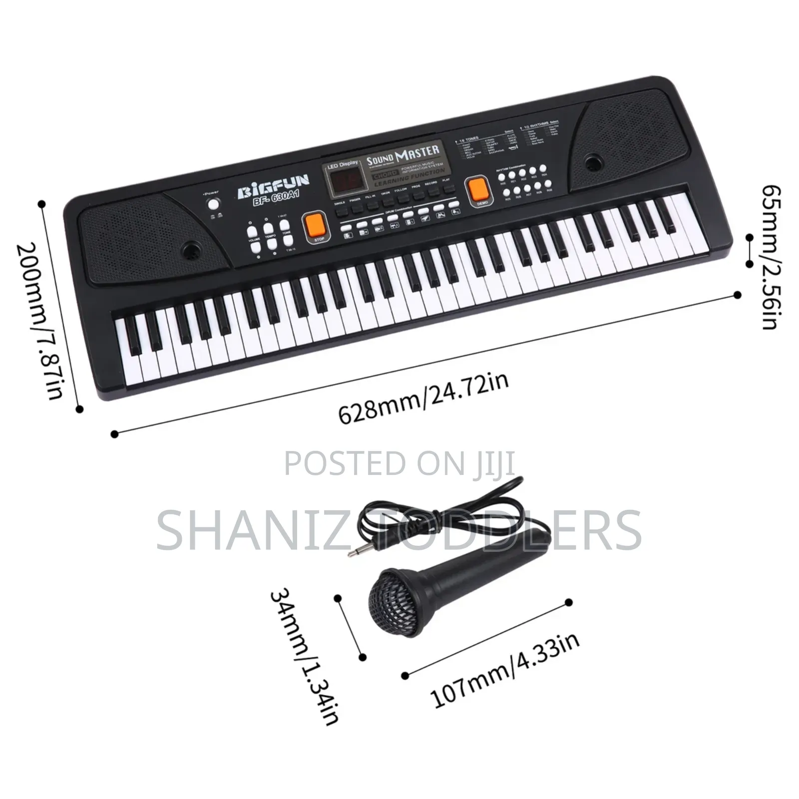 Bigfun 61keys Electric/ Battery Operated Kids Piano