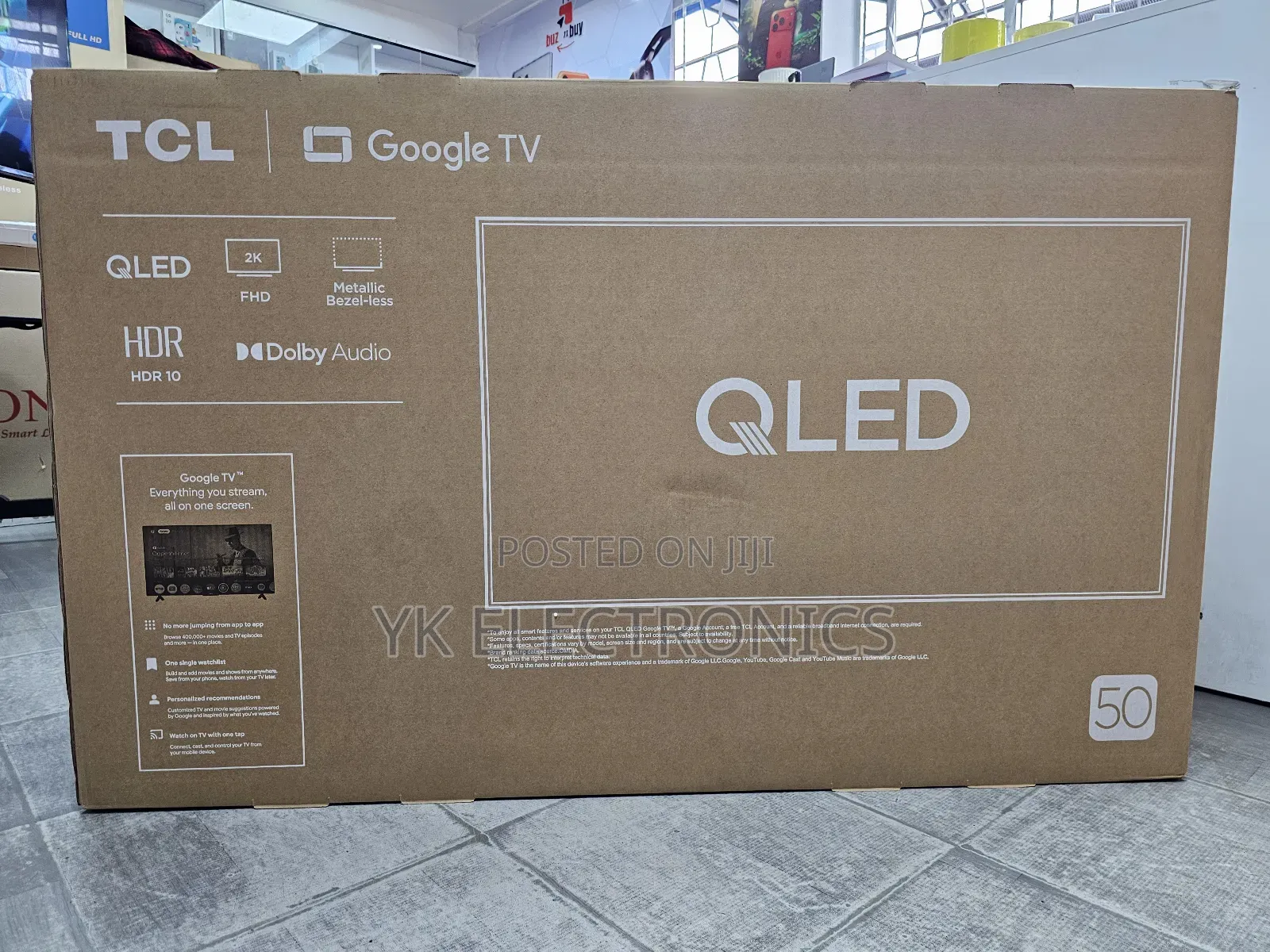 TCL 50inch Qled Google Tv Full Hd Smart Tv 50s5k