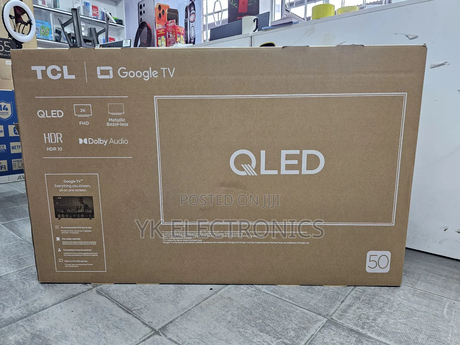 TCL 50inch Qled Google Tv Full Hd Smart Tv 50s5k