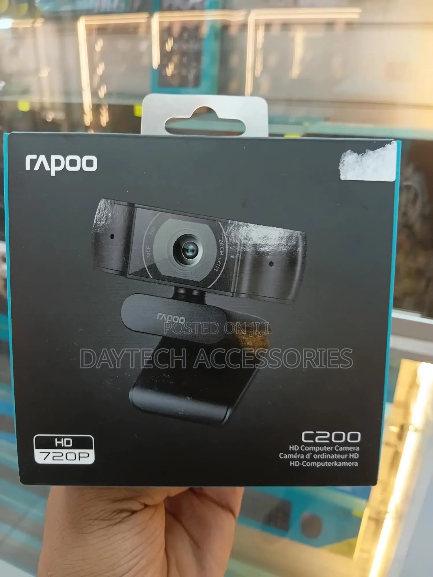 Rapoo C200 720p Hd Webcam - Black