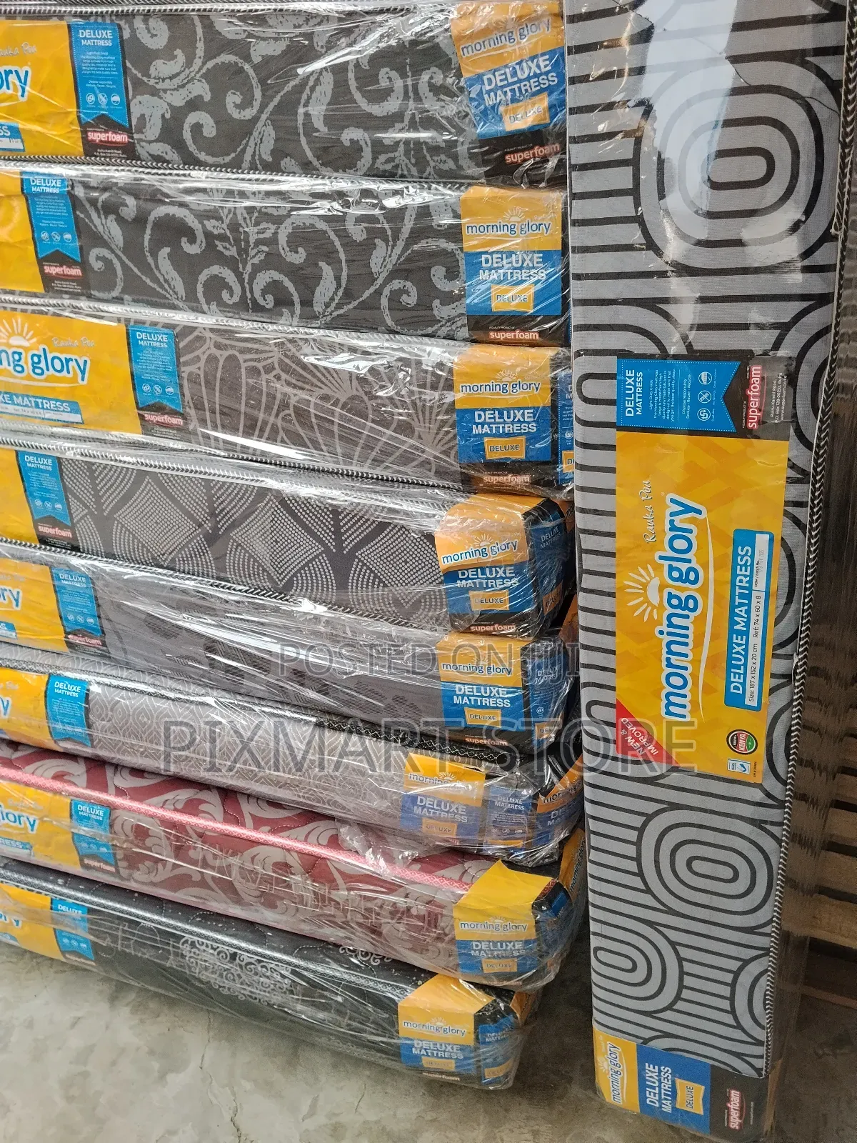 Mattress - Morning Glory Foam Mattress 5×6×8 Plain Top.