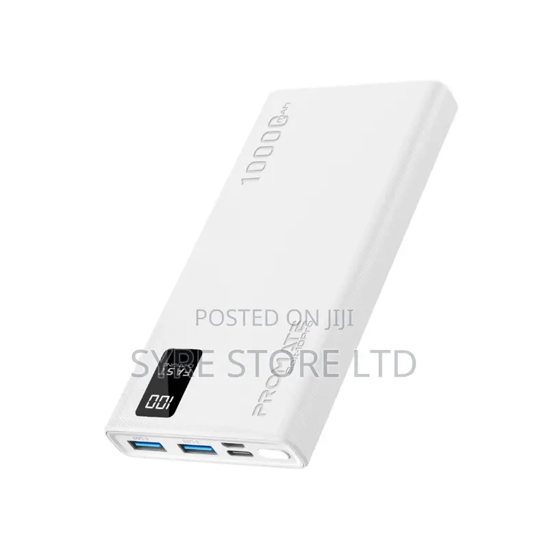 10000mah Dual USB Fast Charging Power Bank – Promate Bolt-10pro