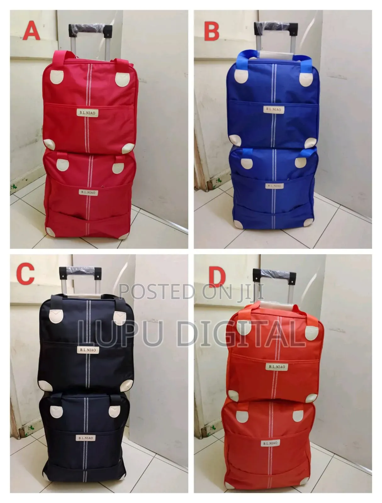 *2 in 1 High Quality Big Sizes Trolley Travel Bags*