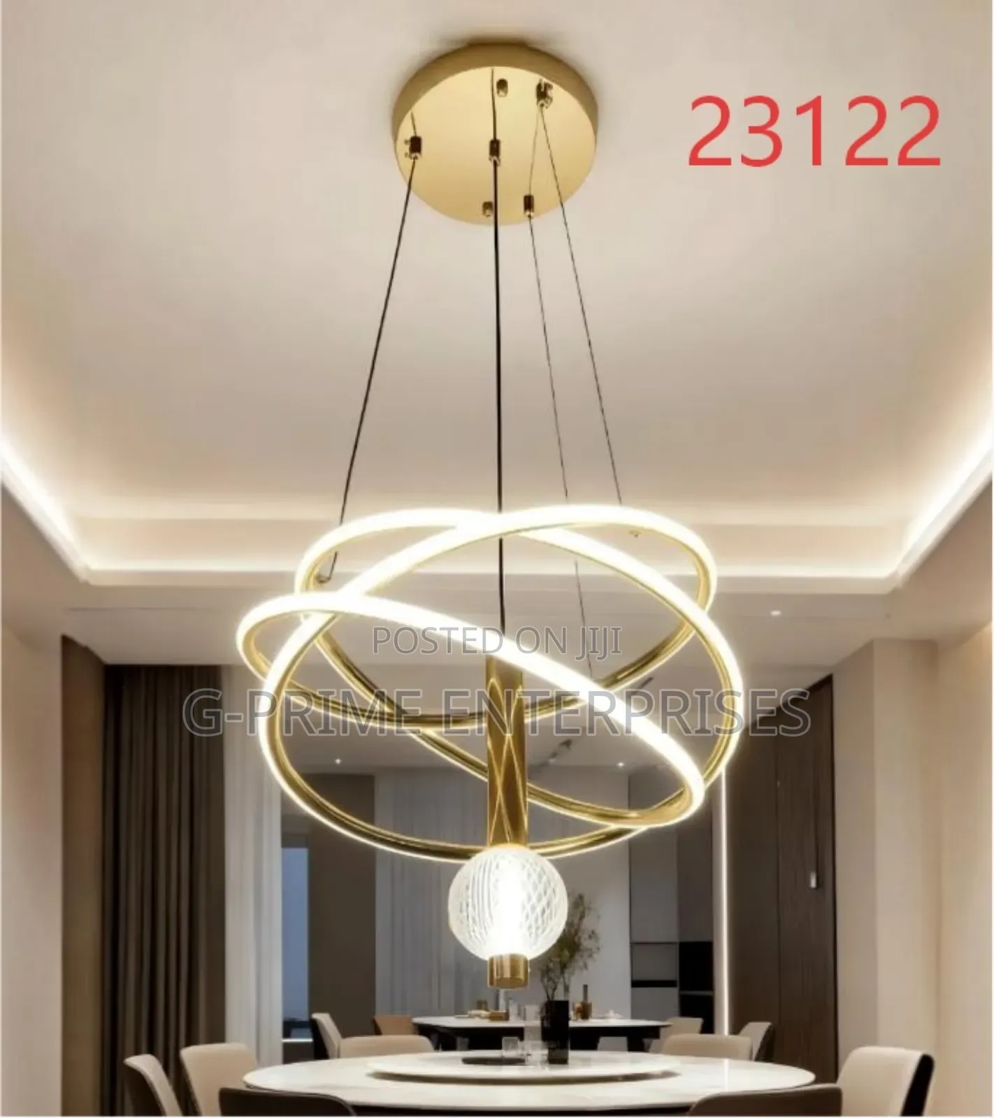 3 Ring Pendant Light
